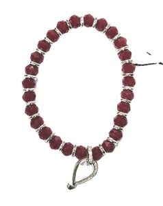 SWAROVSKI KRISTALL ROTE PERLEN BETTELARMBAND 1512256 NEU MIT BOX   - Bild 1 von 4