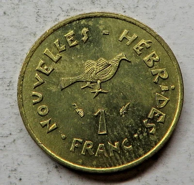 New Hebrides Franc 1975(a) Nickel-Brass KM#4.2 UNC - Image 1 of 2