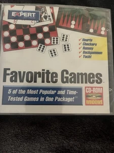 Expert Favorite Games 1995 CD ROM 5 Computer Games New Sealed - Picture 1 of 2
