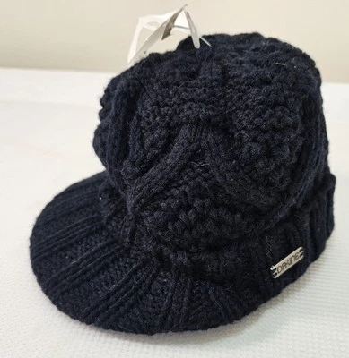 Gorro Dakine Niñas Tejido Brillo Visera Negro Lux Talla Única Acrílico Nuevo con Etiquetas Foto 1 de 4