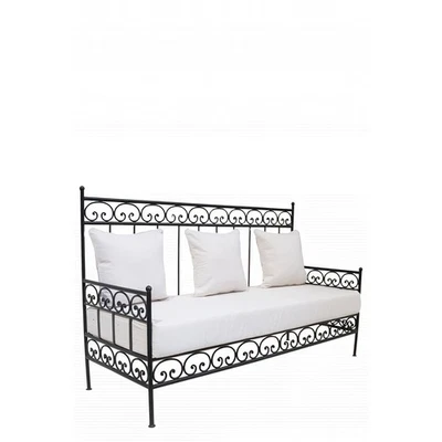 Marokkanisches Eisensofa Bilbao - Weiß - Bild 1 von 4