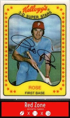 Kellogg's Super Stars 1981 3D - #63 Pete Rose casi nuevo *HIT KING* Foto 1 de 2