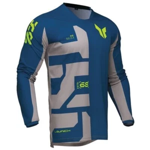 2025 Thor LAUNCHMODE MX Motocross Offroad ATV Jersey - Pick Size & Color - Picture 1 of 21