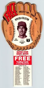 Tarjeta coleccionable de béisbol Pepsi-Cola 1977 Pat Zachry Cincinnati Reds MLB Trade - Imagen 1 de 2