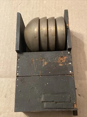 Antique Seth Thomas Sonora Chime 4 Bell Strike Box Assembly Part - Image 1 of 4