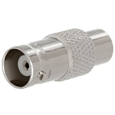 BNC Female to RCA Female Coax Coaxial Cable Connector Adapter For CCTV Camera - Image 1 of 2