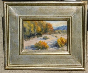 Laura Wambsgans oil painting on board, noted CA artist, landscape - Picture 1 of 3