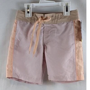 Art Class Colorblock Swim Trunks Light Pink 4 UPF 50+ Swimsuit Beach Pool Pocket - Picture 1 of 11
