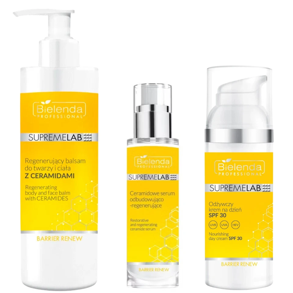 Bielenda Professional Supremelab Barrier Renew Ceramid Regenerating and Shooting