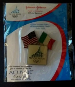 Olympic Winter Games Pin 2006 USA & Torino, Italy (NIP) - Picture 1 of 2