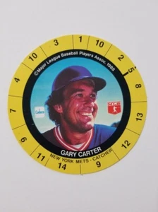Discos de béisbol Gary Carter 1989 Cadaco #sin New York Mets - Imagen 1 de 2