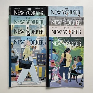 2024 New Yorker Magazine Lot Of 8 Issues - No Subscription Labels - Picture 1 of 1