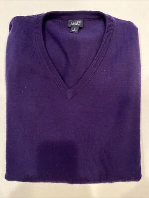Suéter de lana JCrew púrpura para hombre pequeño Foto 1 de 4