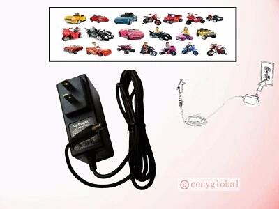 Adaptador de CA estilo círculo de 6 V para ruedas eléctricas paseo en coche cargador de batería de 6 voltios Foto 1 de 4
