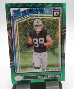 Donruss Optic Brock Bowers #215 Green Velocity Lazer Prizm (RC) 2024 - Imagen 1 de 6