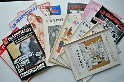Lot de 12 anciennes revues Le Crapouillot de 1949 à 1996 caricature satire  - Photo 1/3