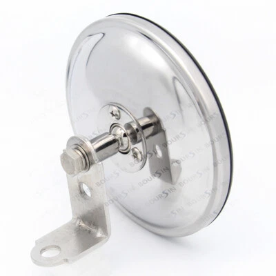 5" Convex Blind Spot Mirror For ISUZU UD HINO Trucks Buses Stainless Steel - Image 1 of 3