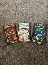 Nwot Funny Dog Clothes Reusable Belly Wrap For Puppies/dog 3 Pack Small Or Med