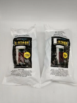 (2) Zero Water 5 Stage Replacement Filters 2 Pack New Sealed - Image 1 of 4