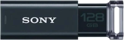 New Sony USB Memory USB3.0 128GB Black Capless USM128GUB Flash Drive Computer - Image 1 of 4