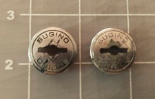 Vintage Sugino Crank Dust Caps Plastic Silver Super Maxy Bmx Made In Japan