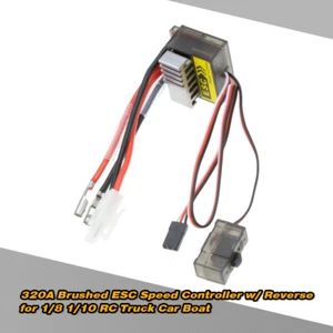 GoolRC 320a Cepillado Regulador de Velocidad Controlador w Reverse para 1 1 8 10 S0H0 - Imagen 1 de 12