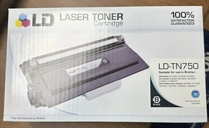Black Laser Toner Cartridge (TN750) Compatible Brother DCP, HL, MFC Series - Picture 1 of 1