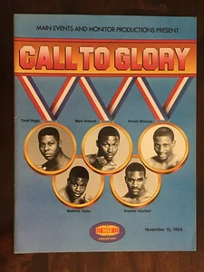 Call to Glory Boxing Program Evander Holyfield Taylor Main Events 1984 Olympics - Picture 1 of 7