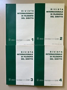 Rivista internazionale di filosofia del diritto IV serie LIV 1977 Ed. Giuffrè - Foto 1 di 22
