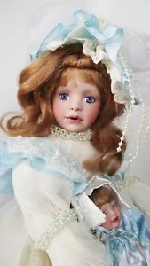NEW MEGAN & CHRISH FULL PORCELAIN KAIS TREASURED HEIRLOOM DOLL JANIS BERARD - Picture 1 of 12