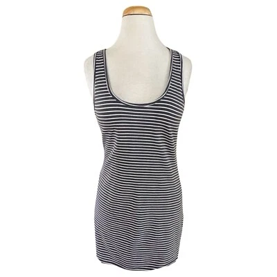 Vestido CHESLEY Gris Rayas Algodón Talla L Foto 1 de 3