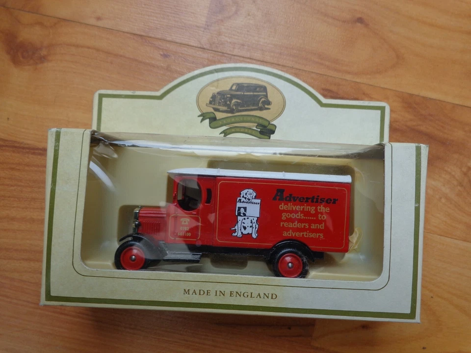 Lledo Giorni Andato Classico 1931 Morris Consegna Furgone 'Advertiser' - Immagine 1 di 1