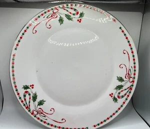 Vintage Gibson Holiday Christmas Plate Bowl Sugar Bowl and Creamer Set - Picture 1 of 8
