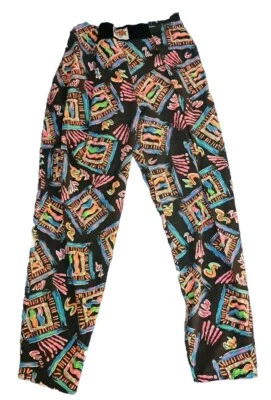 Pantalones de Paracaídas C-YA Años 80 90 De Colección Increíble Diseño Cintura Ajustable De Colección Foto 1 de 4