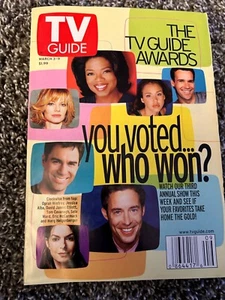 TV Guide March 3-9, 2001 TV Guide Awards- No label- excellent condition  - Picture 1 of 4
