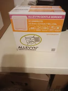 Smith & Nephew Allevyn Schaumverband mit sanftem Rand 5 x 5" 10 pro Box Ablaufdatum 2/2028 - Bild 1 von 1
