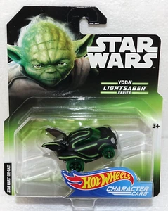 Yoda Lightsaber Series Mattel Star Wars Diecast Disney Hot Wheels New Sealed - Picture 1 of 2