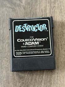 COLECOVISION Coleco DESTRUCTOR Game ONLY Very Good Condition Tested Works VGC