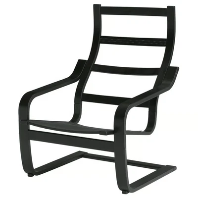 Sillón Ikea POANG SOLO MARCO, negro-marrón 200.698.52 - NUEVO Foto 1 de 3