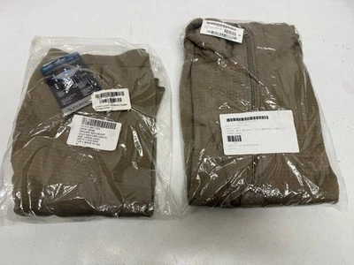 GEN III LEVEL 2 MID-WEIGHT COYOTE COLD WEATHER LARGE LONG WAFFLE DRAWER & SHIRT - Image 1 of 4