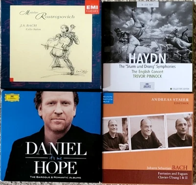 Classical Baroque Music CD Box Sets X 4 Job Lot Bundle - Image 1 of 3