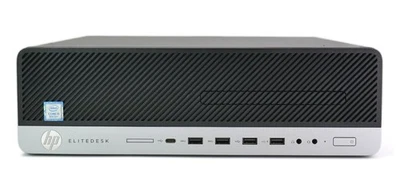 HP EliteDesk 800 G3 i5 7500 8GB 256GB SSD SFF PC Windows 10 Pro Desktop PC - Bild 1 von 3
