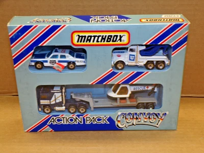 1984 MATCHBOX CONVOY ACTION PACK CY202 ~ POLICE / RESCUE PLAYSET ~ NOS ! - Image 1 of 4