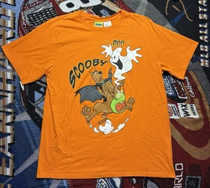 Scooby Doo Halloween Shirt Orange Boo Mens 2XL Hanna Barbera - Picture 1 of 10