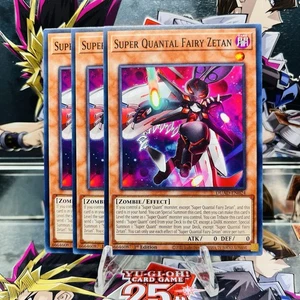 3x Yugioh Playset Super Quantal Fairy Zetan DUAD-EN024 Common 1st Ed Near Mint - Picture 1 of 1