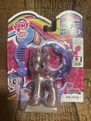 My Little Pony SEA SWIRL Perlado G4 Hoja Brillo Explorar Equestria 2016 3" Foto 1 de 2