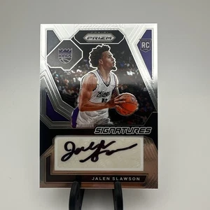 2023-24 Panini Prizm - Rookie Signatures Jalen Slawson #RSI-SLW (AU, RC) - Picture 1 of 2