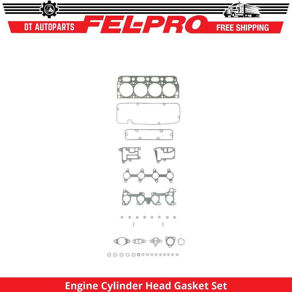 Juego de juntas de culata de motor L4 Fel-Pro 2,2 L 1993-1997 Chevrolet Cavalier Foto 1 de 1