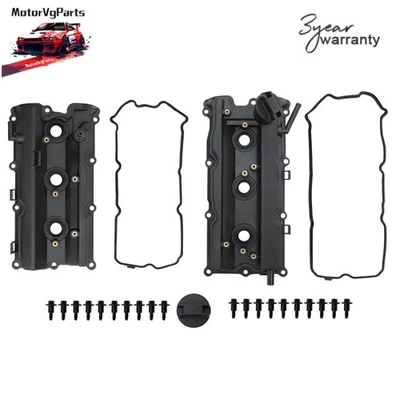 For Nissan 350Z Infiniti G35 03-08 FX35 3.5L 03-06 Left+Right Engine Valve Cover Foto 1 de 4