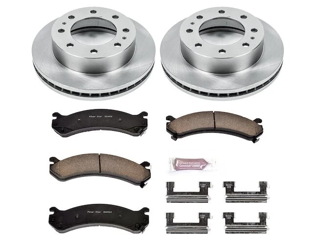 Kit de pastillas de freno delanteras y rotor para GMC Sierra 1500 HD Classic 2007 ZH637QV Foto 1 de 1